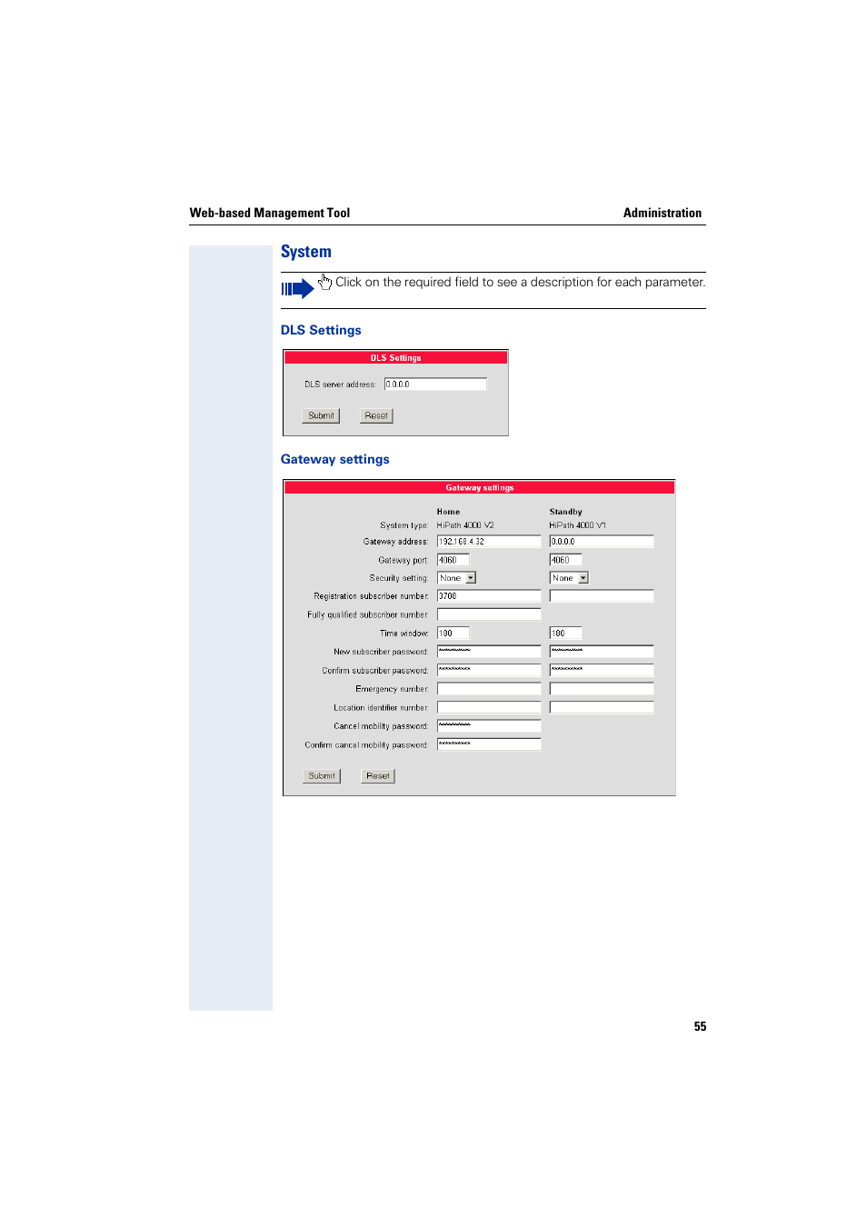 System | Siemens HiPath 4000 User Manual | Page 55 / 110