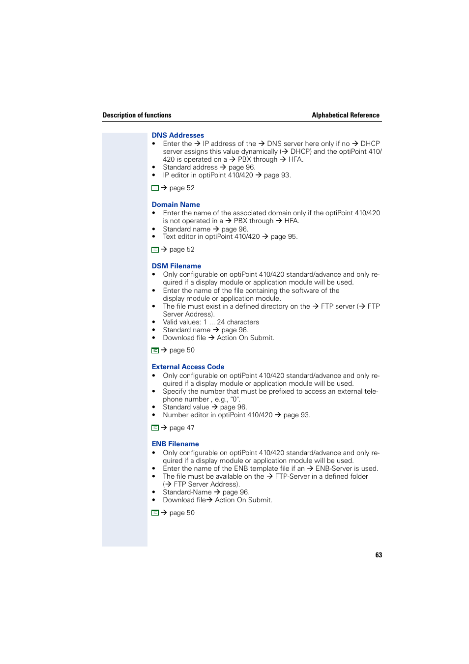 Æ dsm filename, Æ enb filename | Siemens HiPath 4000 User Manual | Page 63 / 110