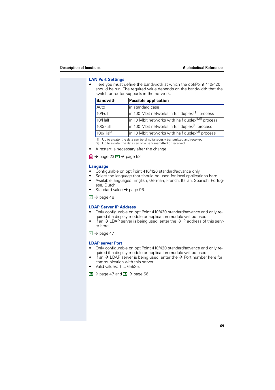 Siemens HiPath 4000 User Manual | Page 69 / 110