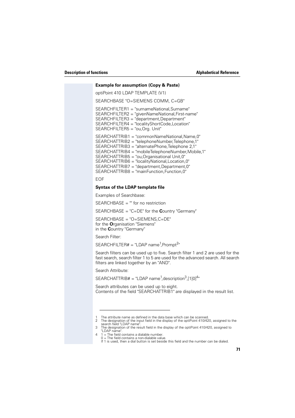 Siemens HiPath 4000 User Manual | Page 71 / 110