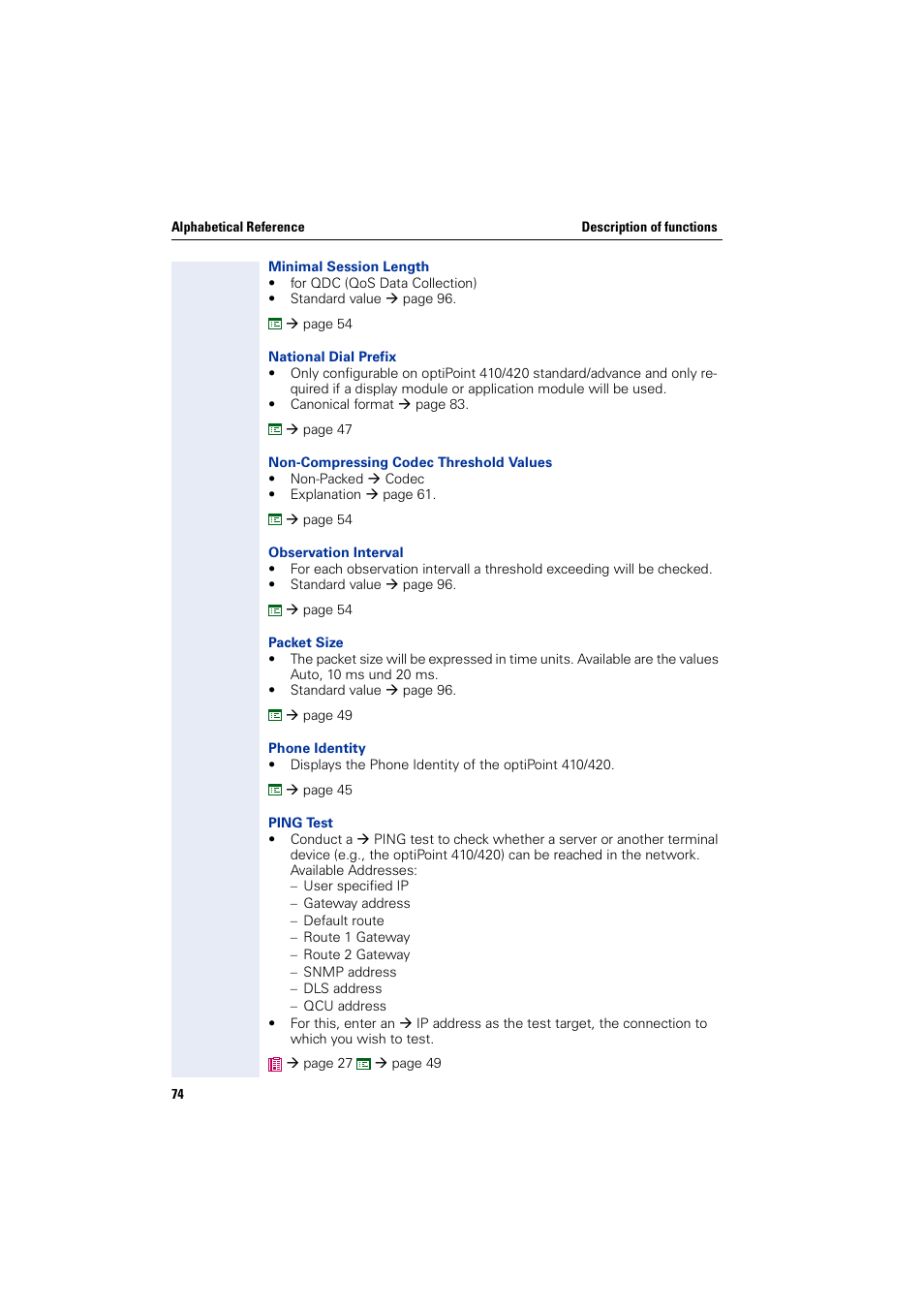 Siemens HiPath 4000 User Manual | Page 74 / 110