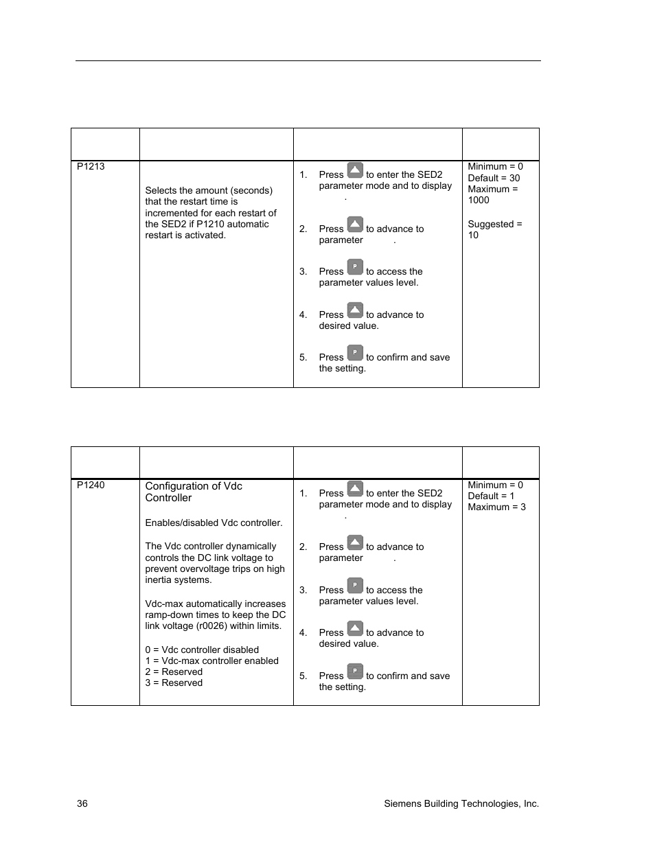 Vdc controller | Siemens SED2 VFD Electronic Bypass Option 125-3208 User Manual | Page 44 / 64