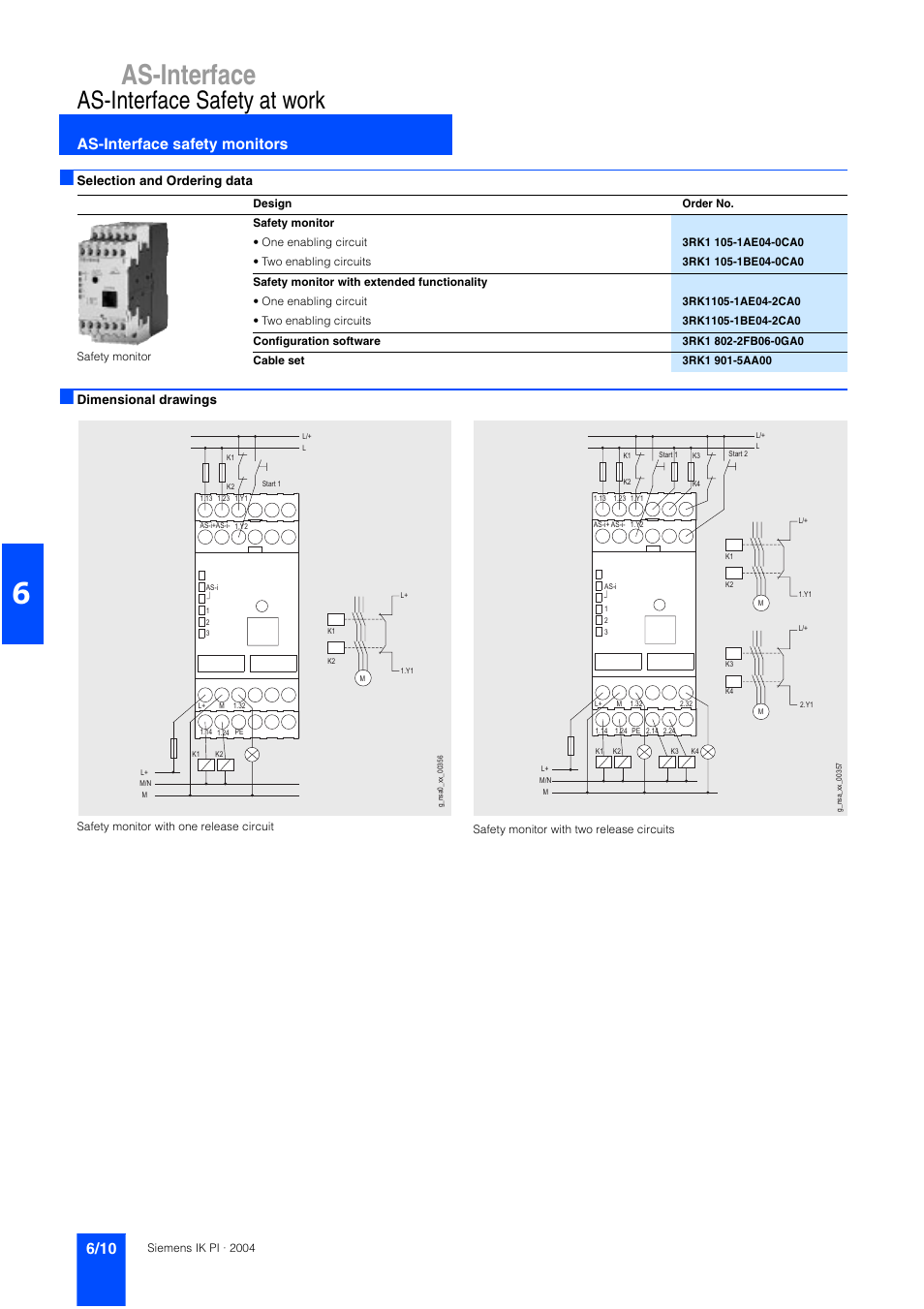 As-interface, As-interface safety at work, As-interface safety monitors | Siemens ISI EN 50295 User Manual | Page 10 / 152