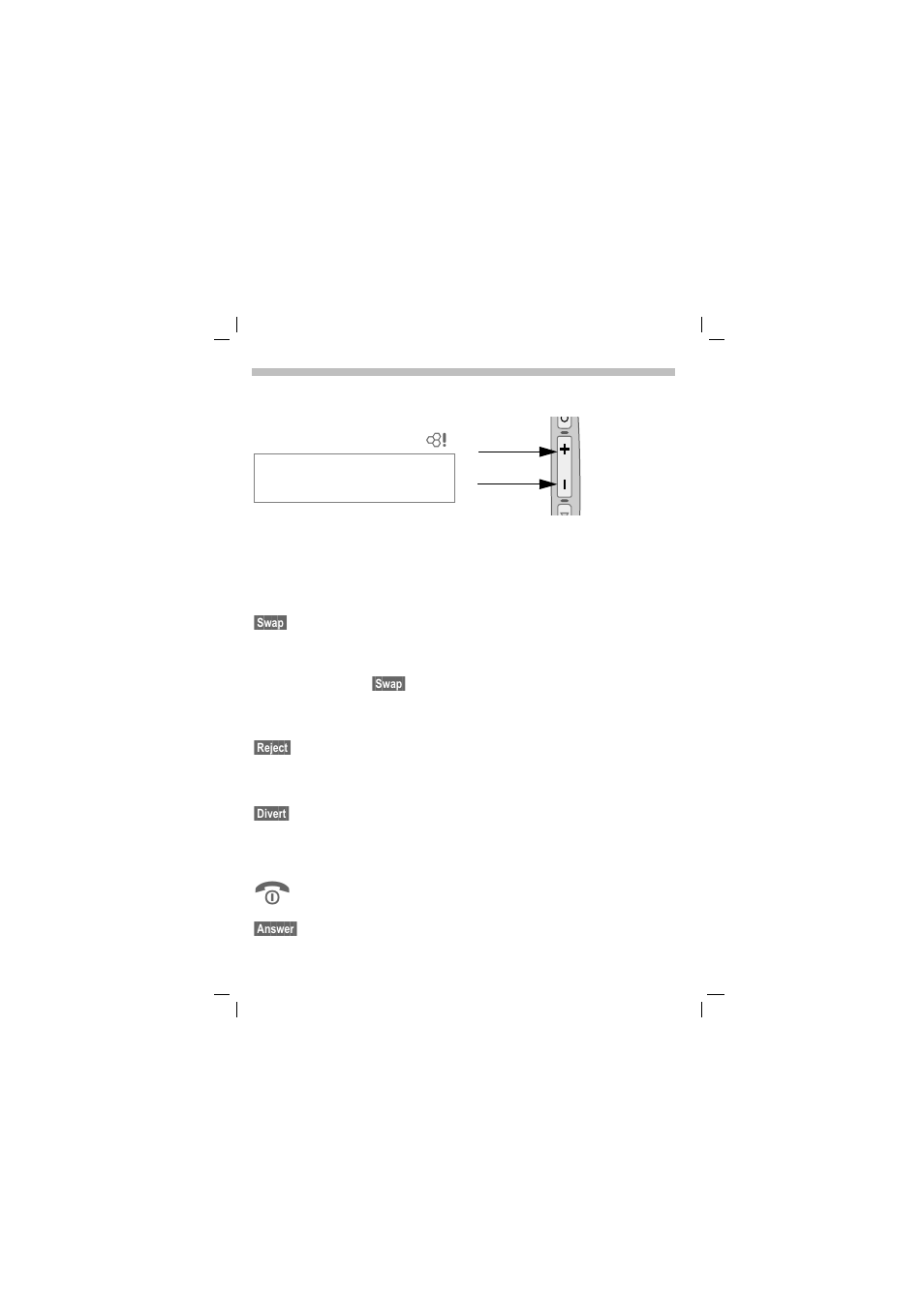 During a call, See p. 15, Making a phone call | Siemens SL45 User Manual | Page 17 / 86