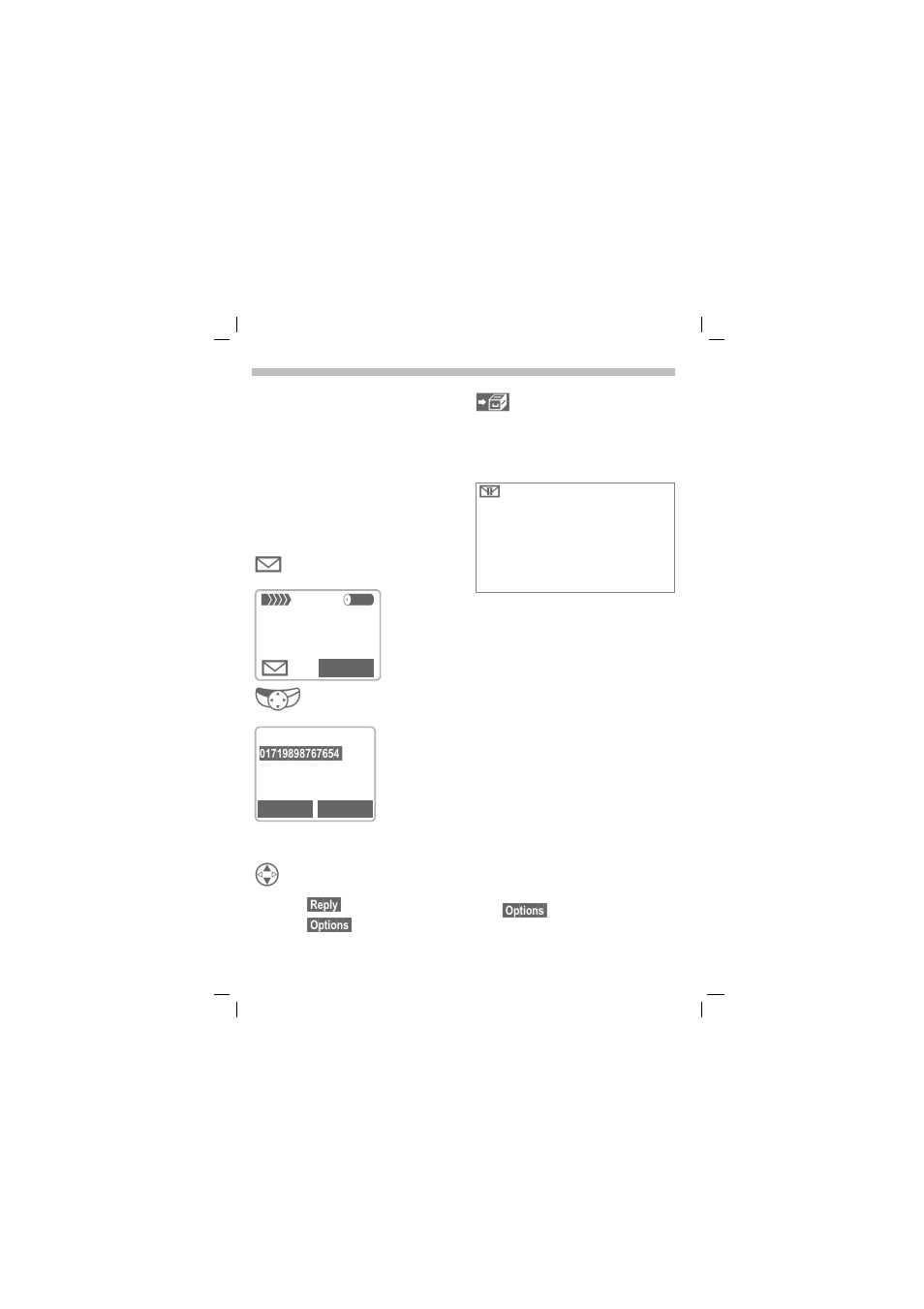 Message (sms), Read messages | Siemens SL45 User Manual | Page 41 / 86