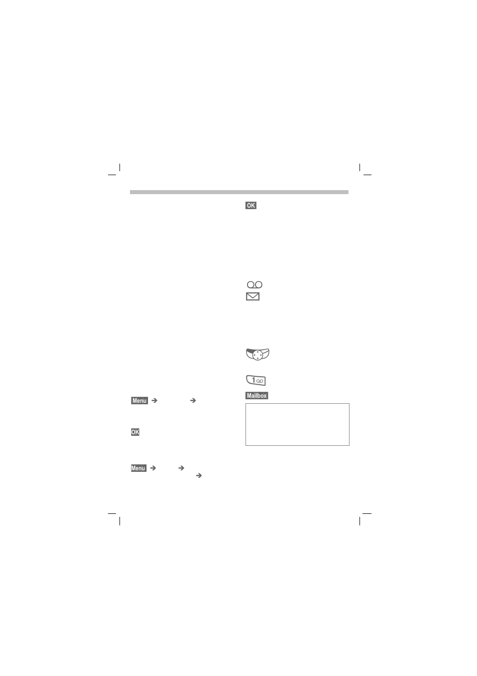 Voice message / mailbox, Setup, Listen to | Setup listen to | Siemens SL45 User Manual | Page 48 / 86