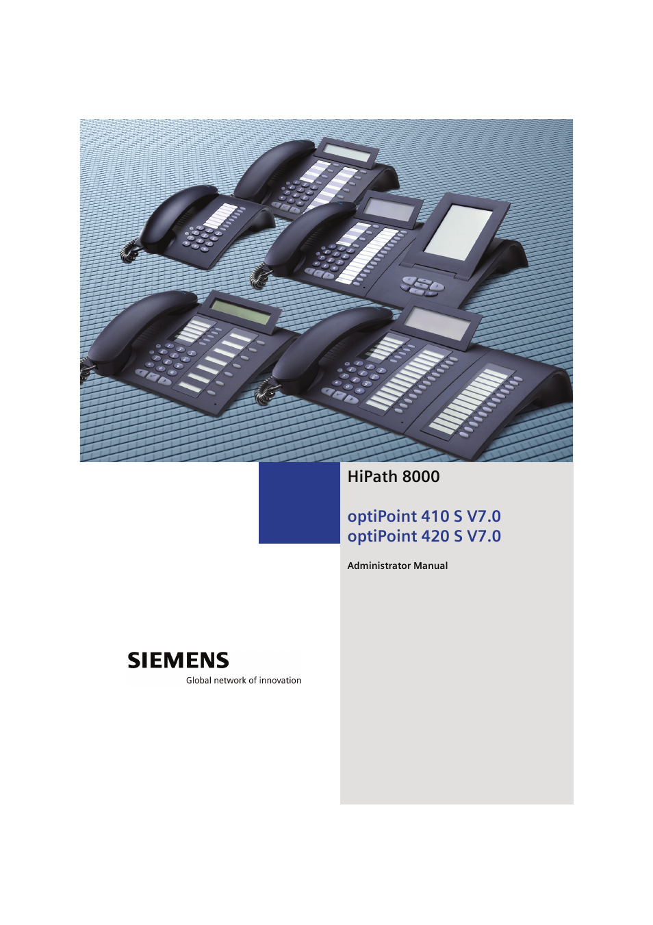 Siemens HIPATH 8000 User Manual | 249 pages