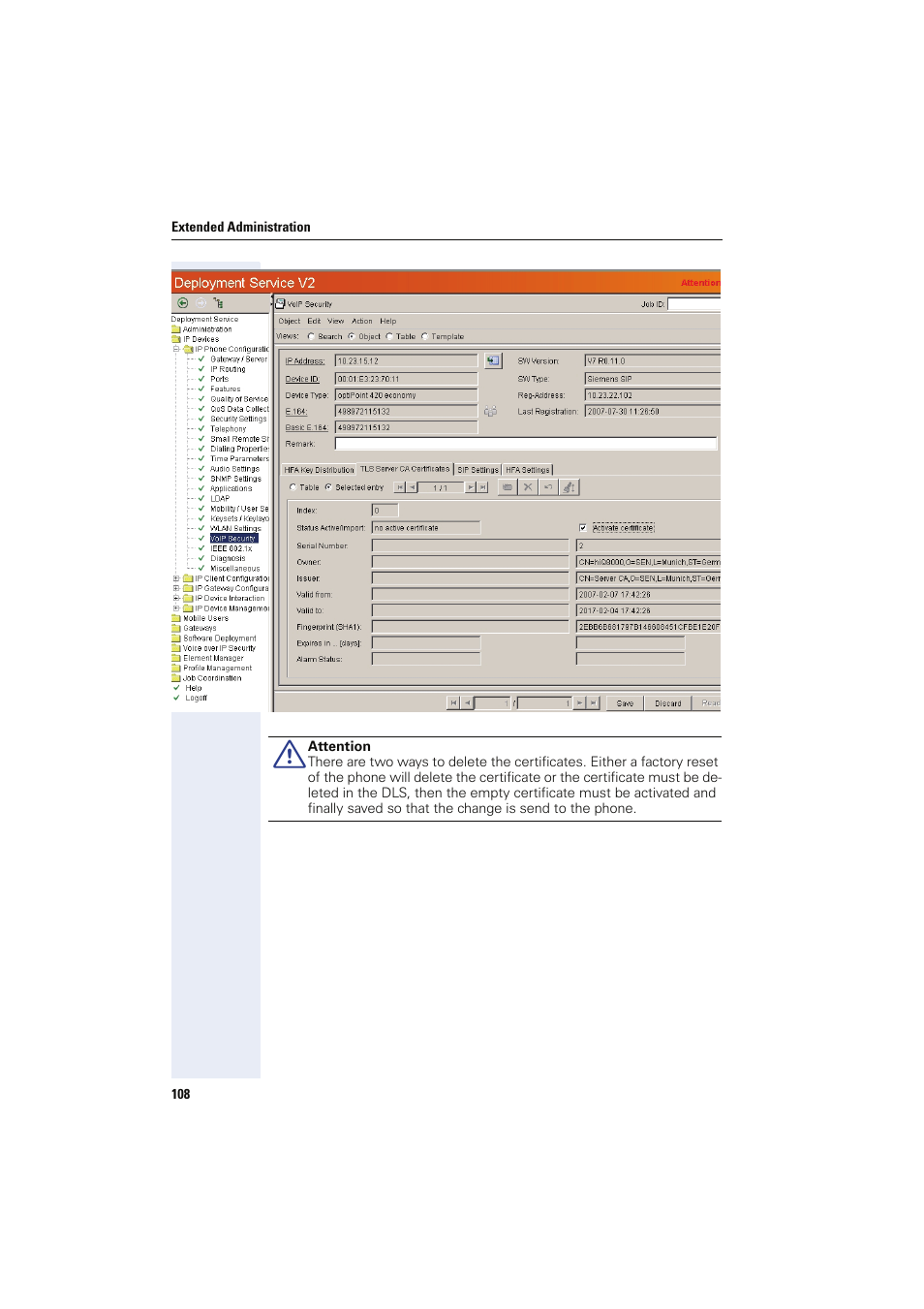 Siemens HIPATH 8000 User Manual | Page 108 / 249