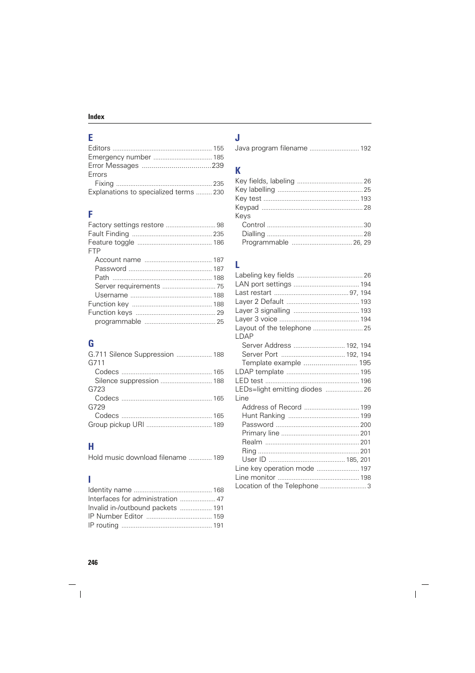 Siemens HIPATH 8000 User Manual | Page 246 / 249