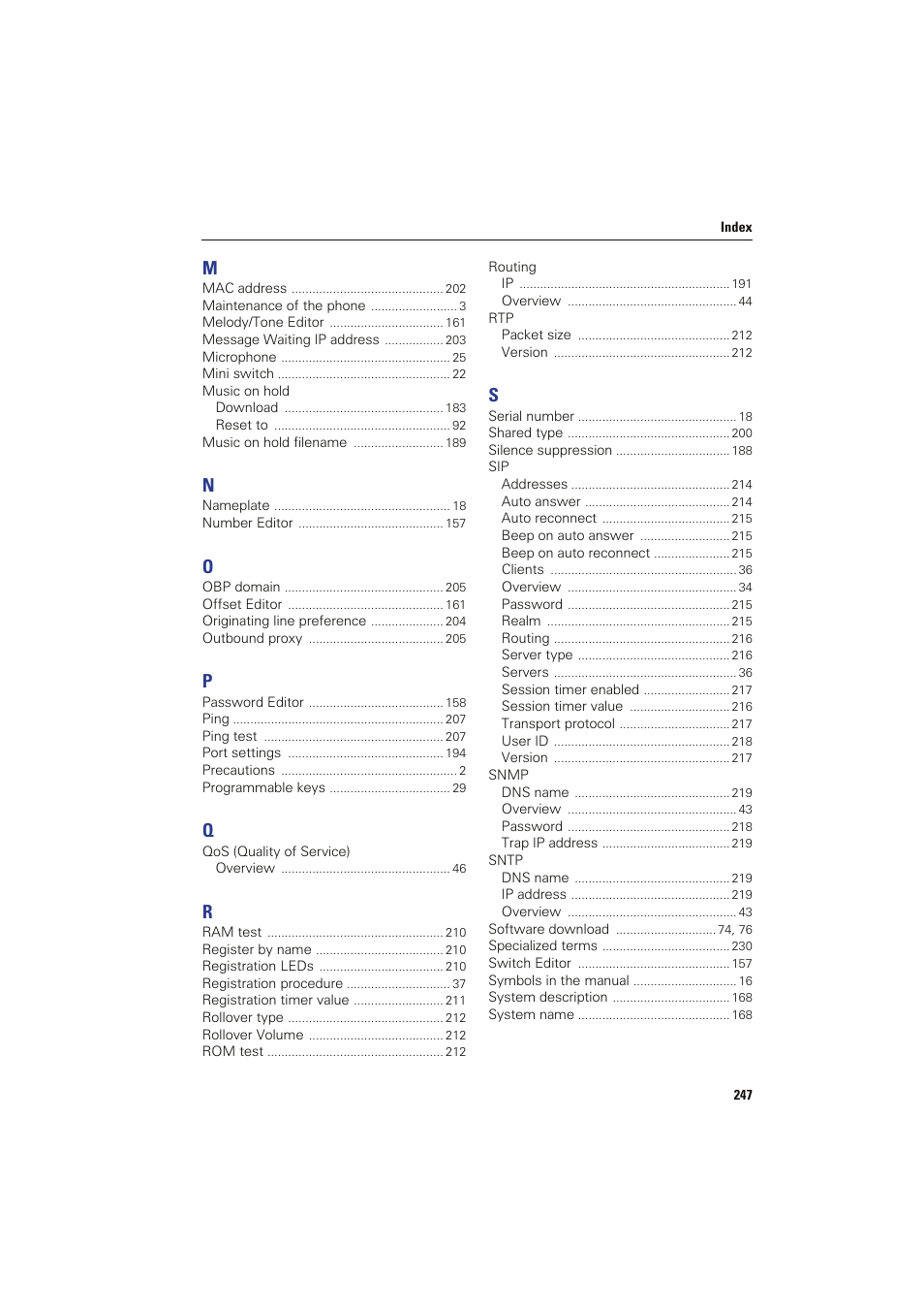 Siemens HIPATH 8000 User Manual | Page 247 / 249