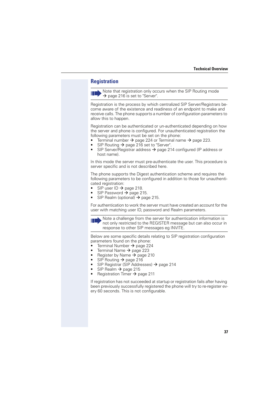 Registration | Siemens HIPATH 8000 User Manual | Page 37 / 249