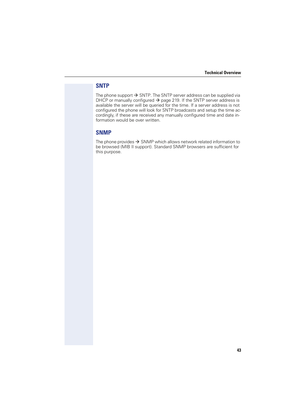 Sntp, Snmp, Sntp snmp | Siemens HIPATH 8000 User Manual | Page 43 / 249