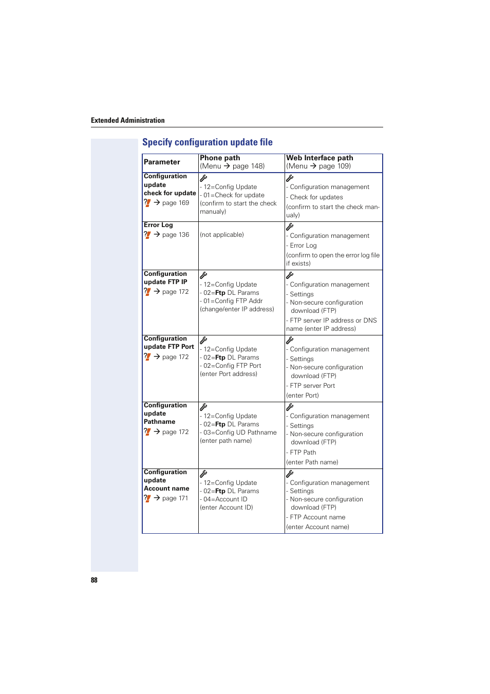 Specify configuration update file | Siemens HIPATH 8000 User Manual | Page 88 / 249