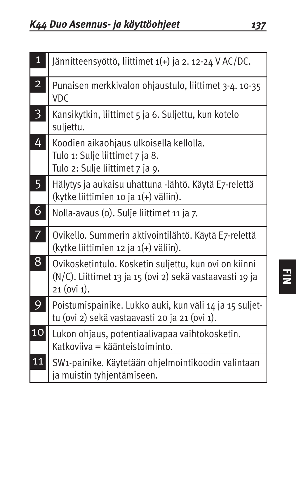Siemens K44 User Manual | Page 137 / 184