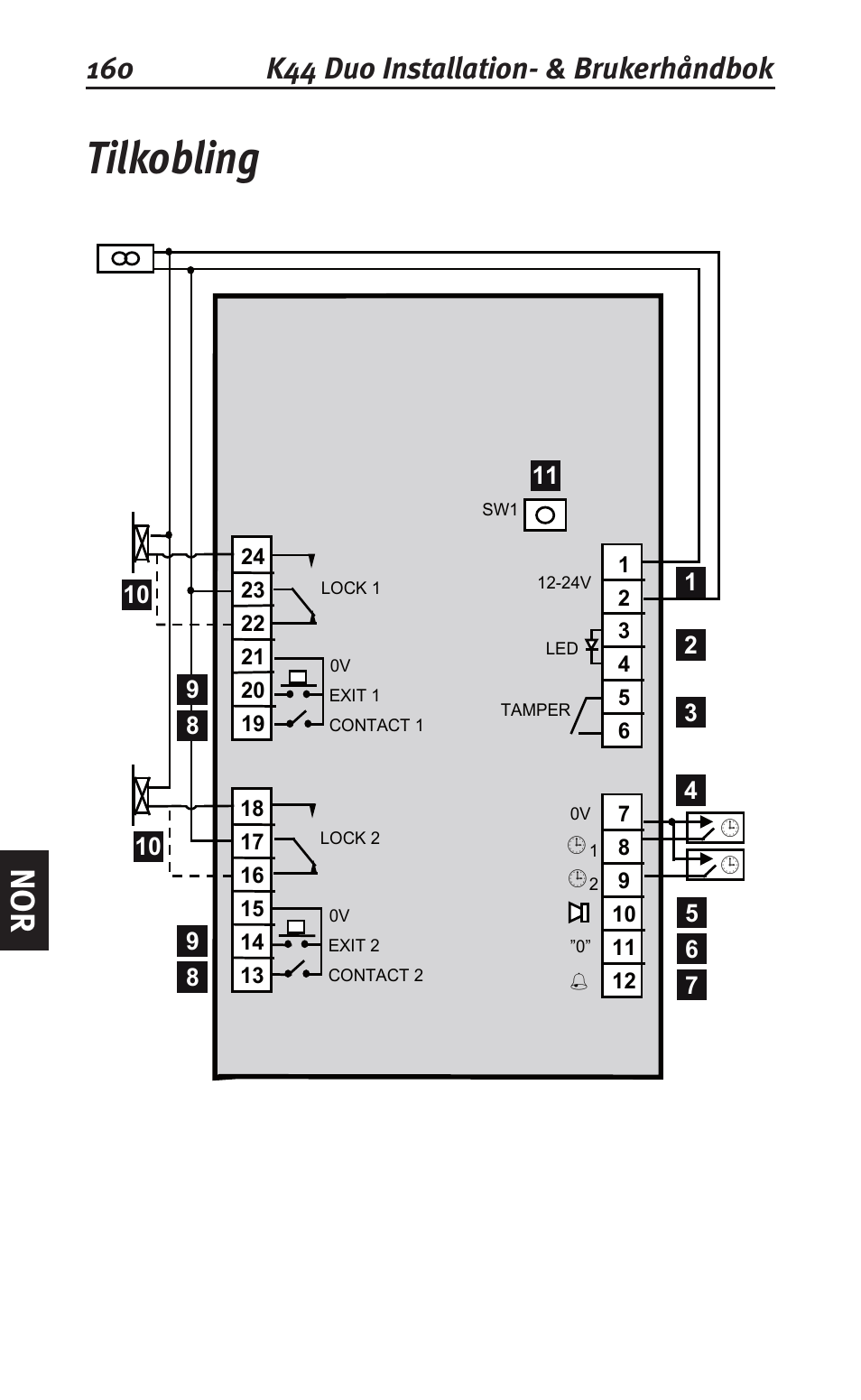 Tilkobling | Siemens K44 User Manual | Page 160 / 184