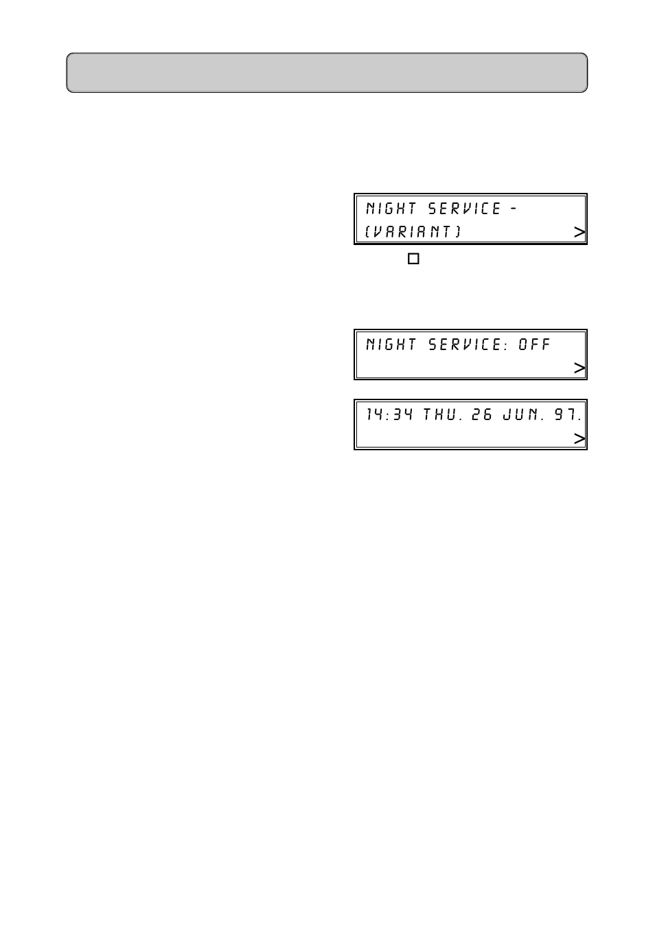 Night service | Siemens Hicom 118 User Manual | Page 24 / 32