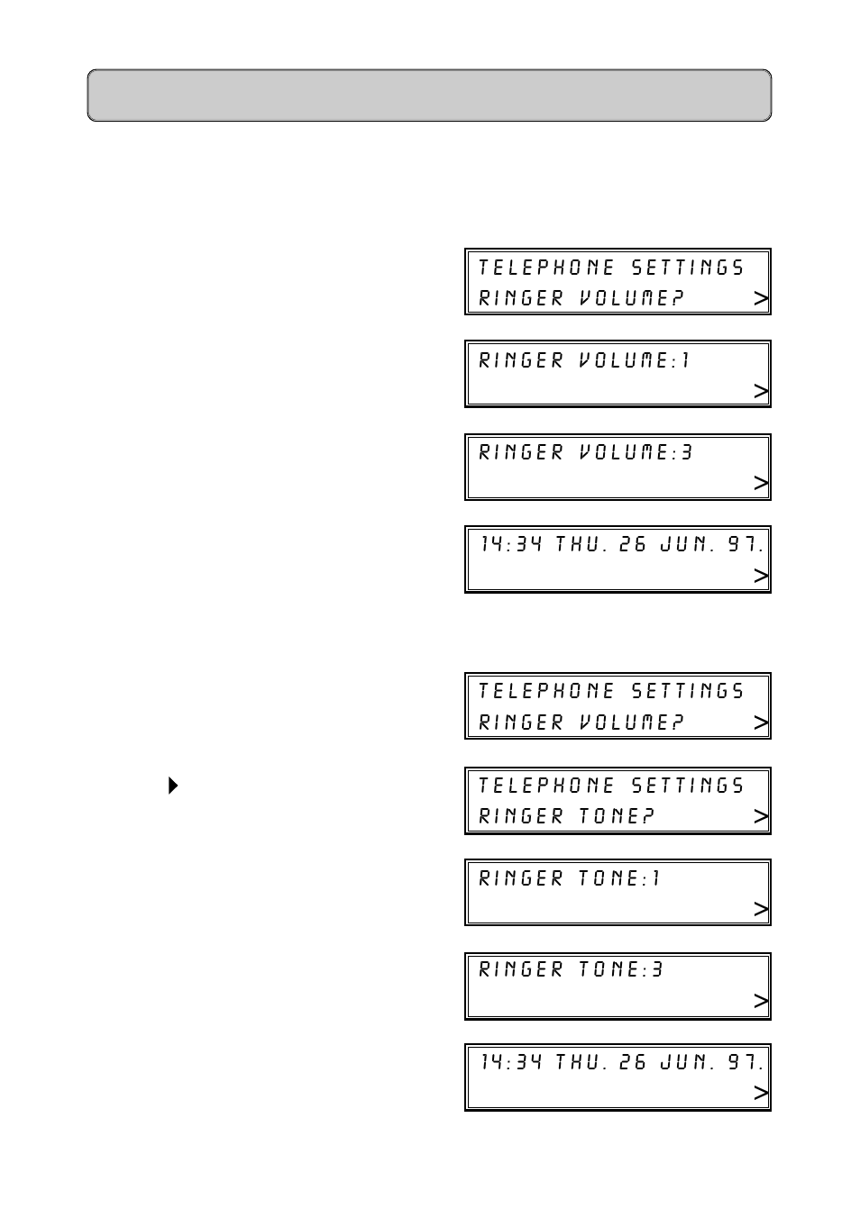 Set ringer volume / tone | Siemens Hicom 118 User Manual | Page 26 / 32