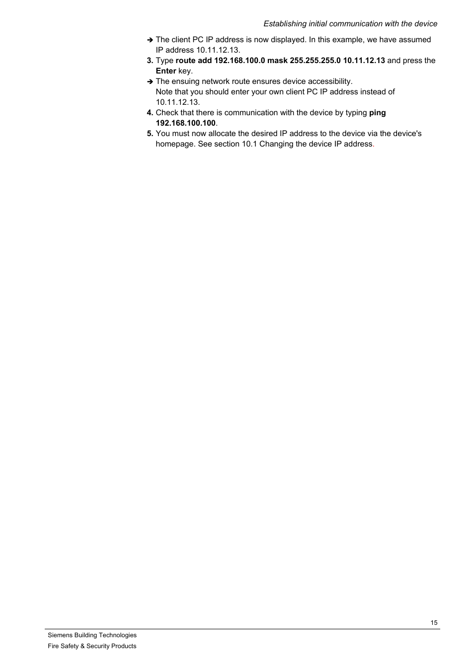 Siemens IP-Module CFVA-IP User Manual | Page 15 / 38