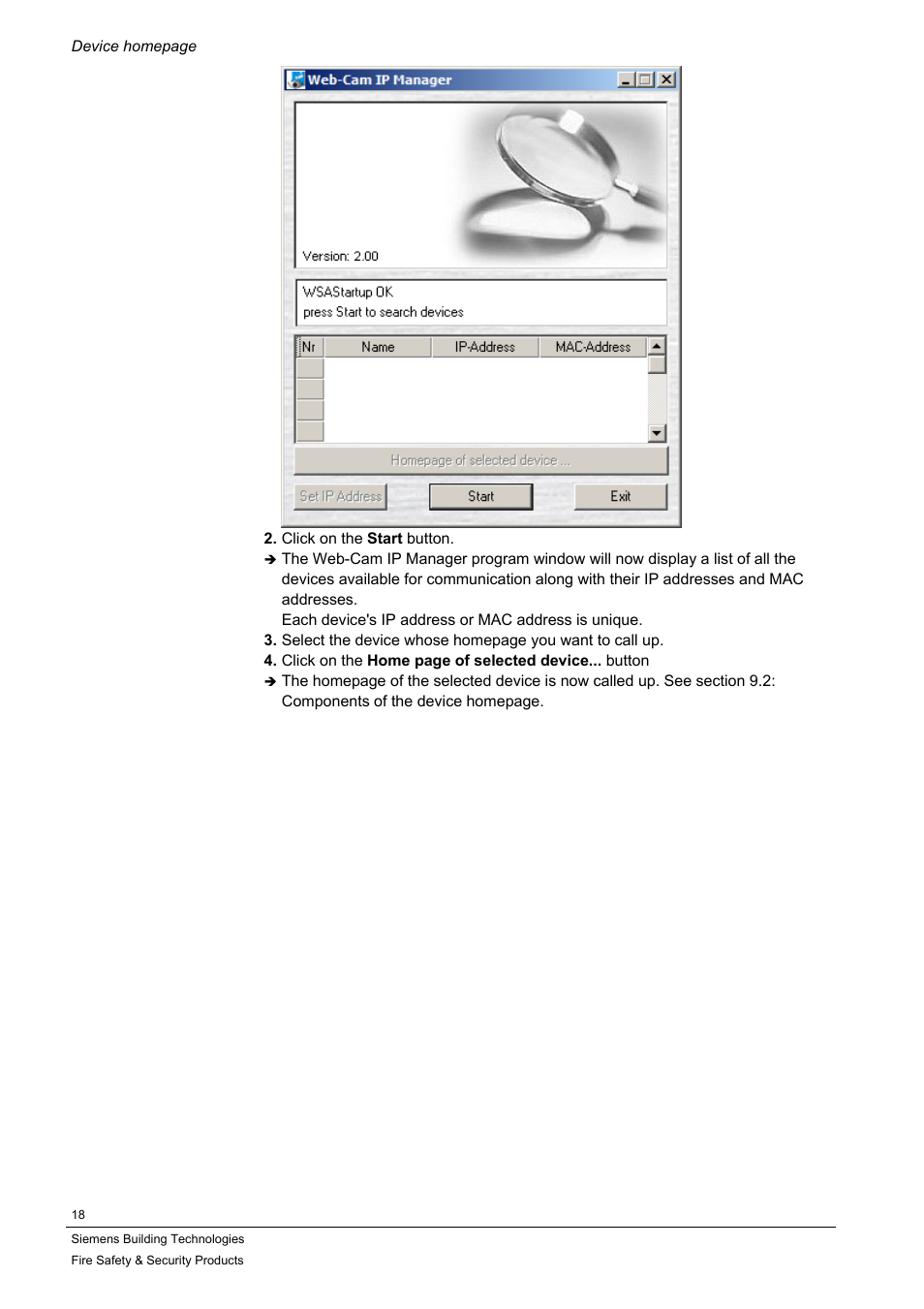 Siemens IP-Module CFVA-IP User Manual | Page 18 / 38