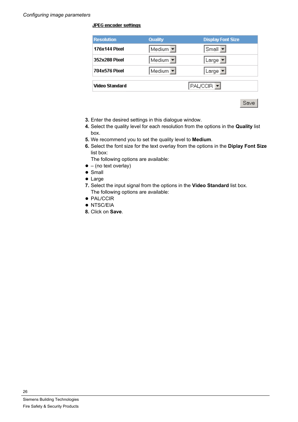 Siemens IP-Module CFVA-IP User Manual | Page 26 / 38