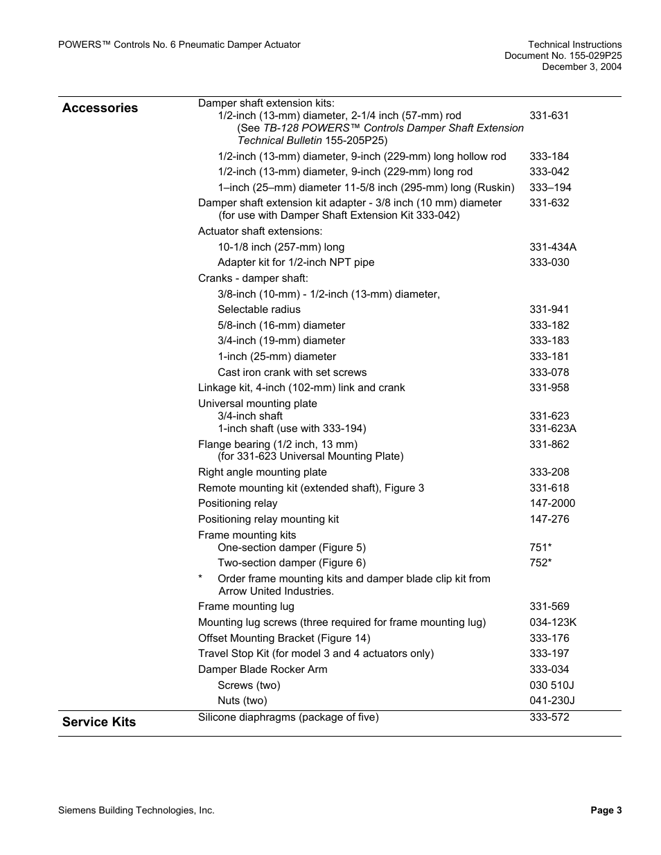 Siemens 331-2856 User Manual | Page 3 / 12