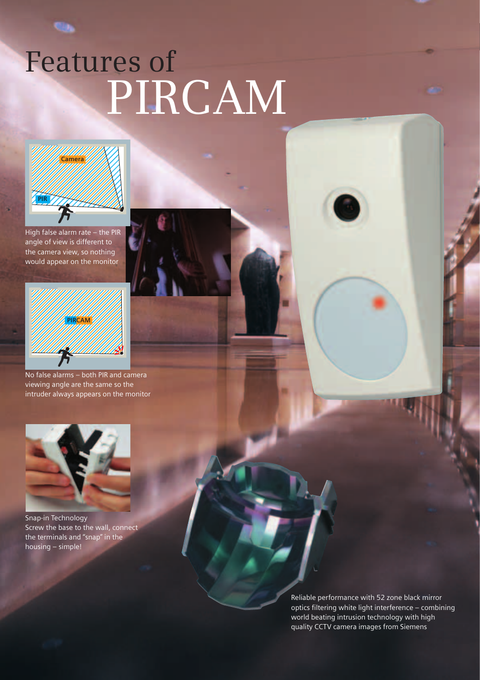 Pircam, Features of | Siemens TFT User Manual | Page 55 / 218