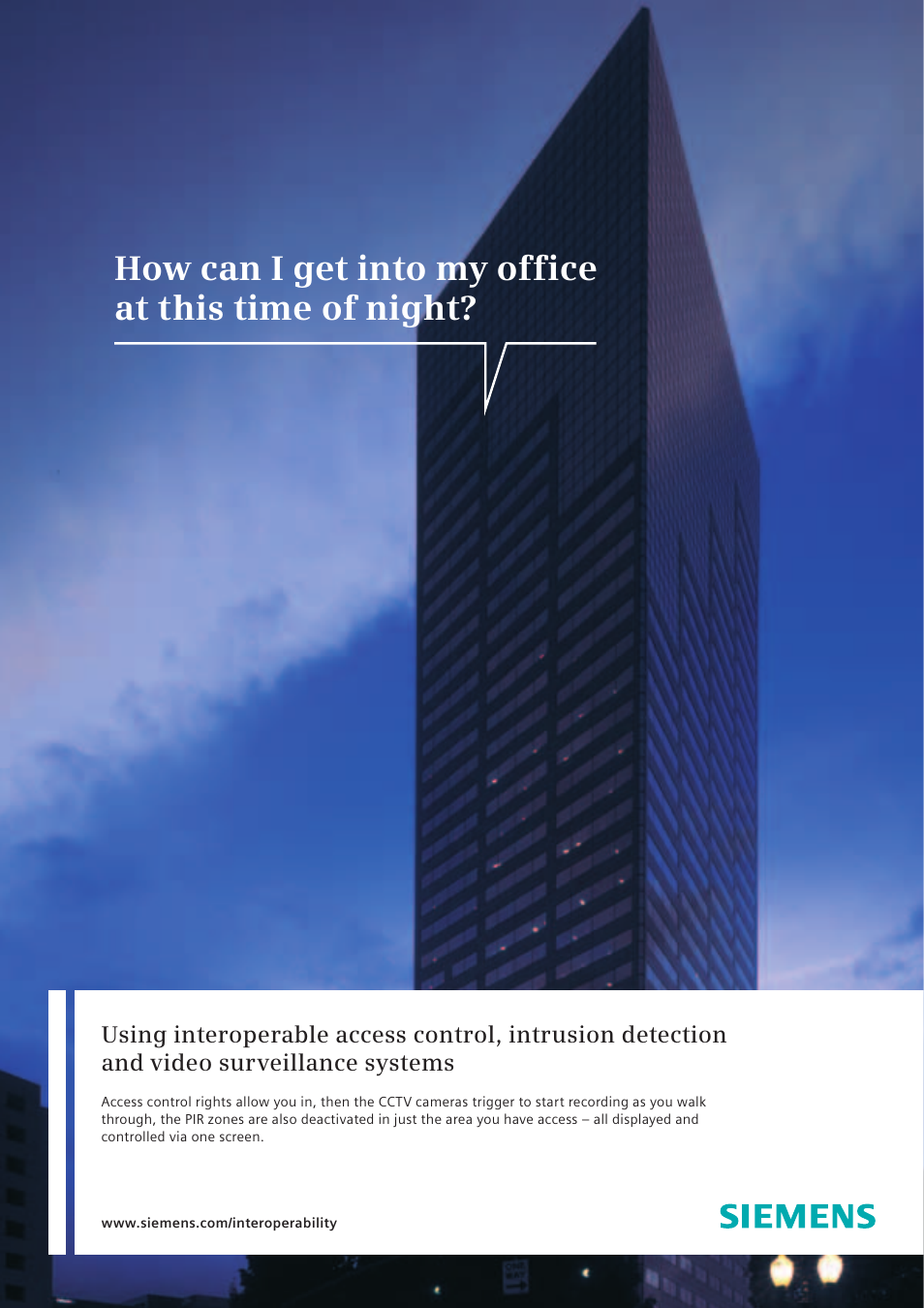 How can i get into my office at this time of night | Siemens TFT User Manual | Page 74 / 218