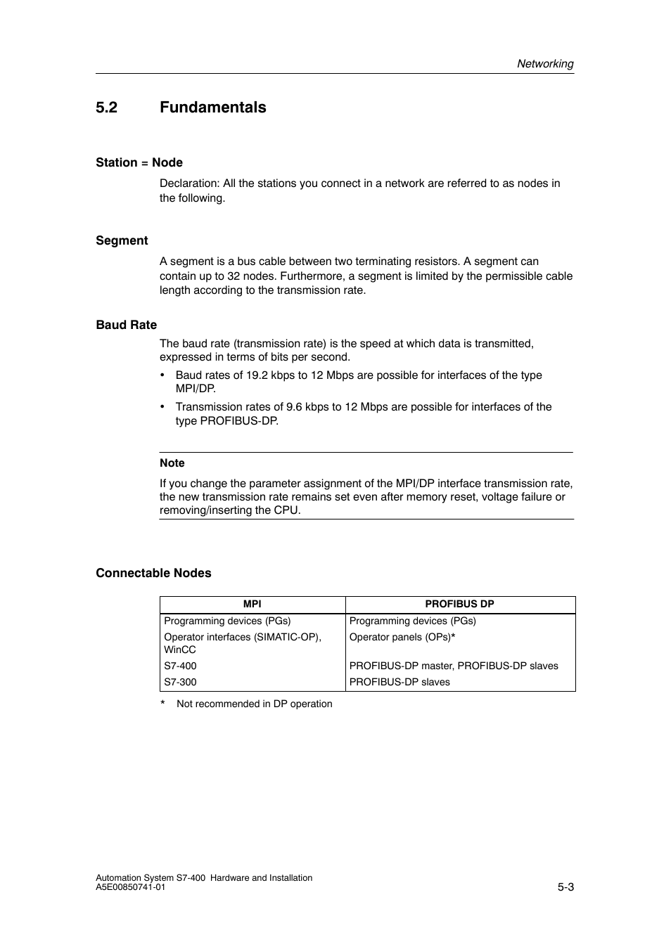 2 fundamentals | Siemens Automation System S7-400 User Manual | Page 101 / 228