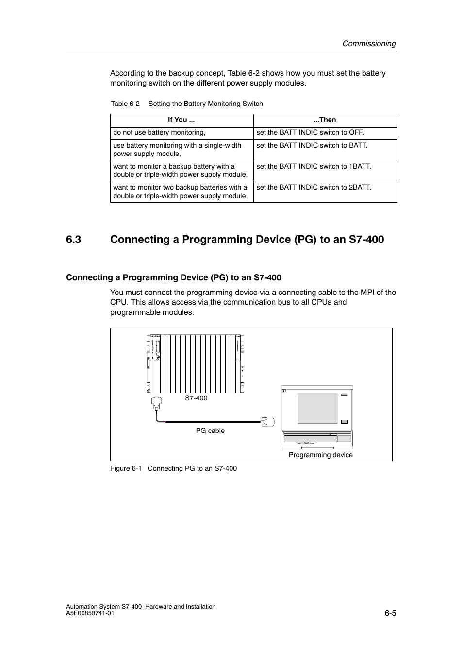 Siemens Automation System S7-400 User Manual | Page 133 / 228