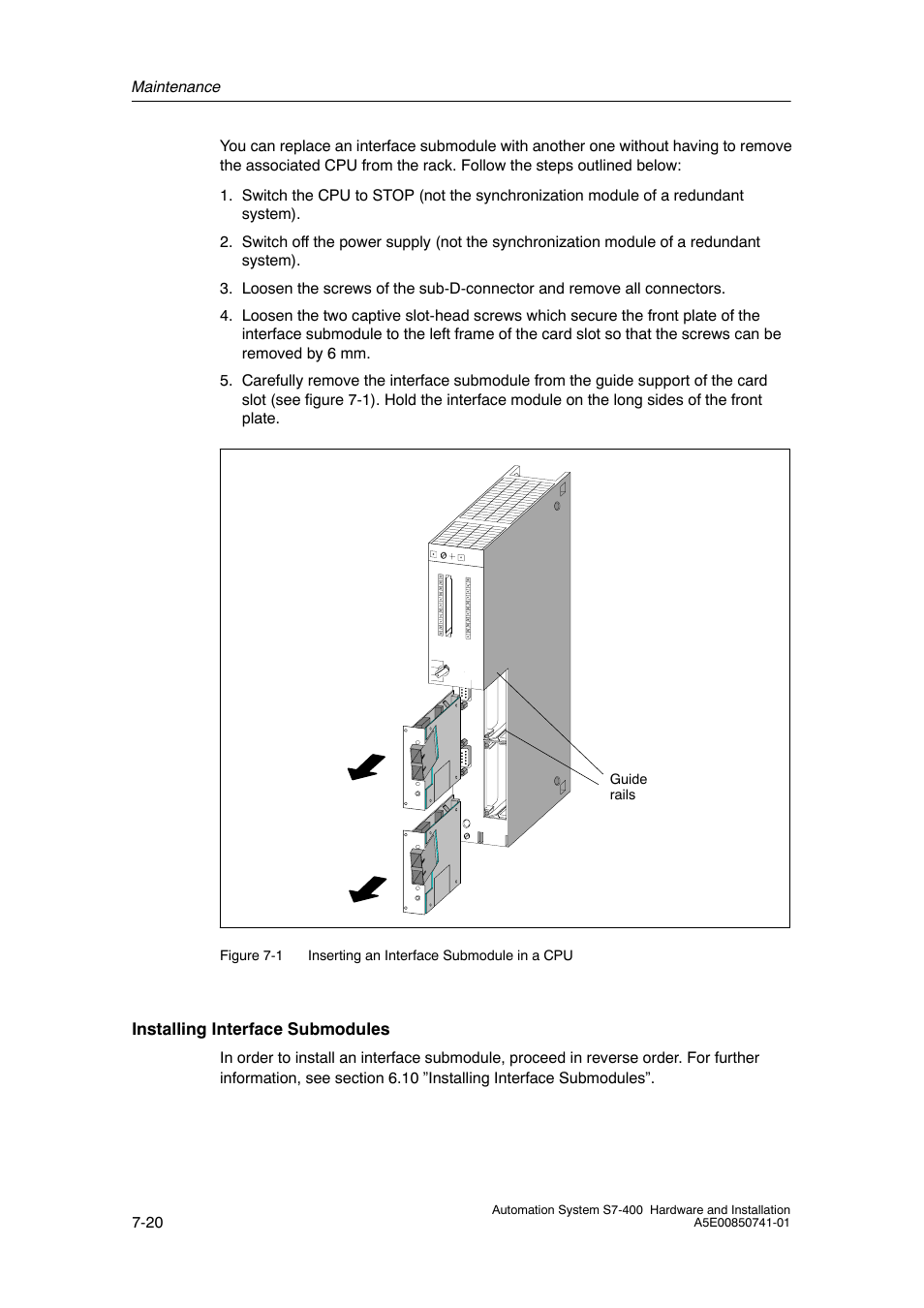 Siemens Automation System S7-400 User Manual | Page 168 / 228