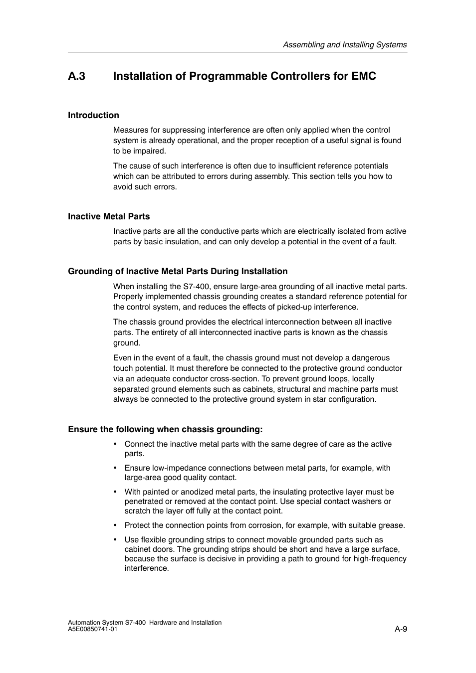 Siemens Automation System S7-400 User Manual | Page 177 / 228