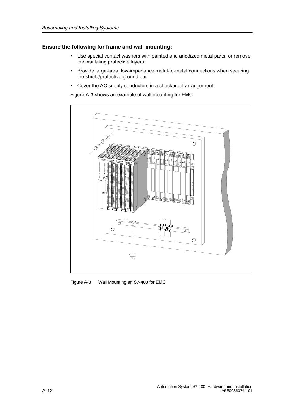 A-12 | Siemens Automation System S7-400 User Manual | Page 180 / 228