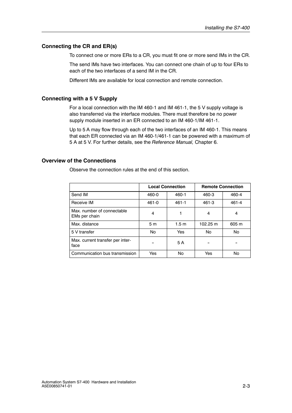 Siemens Automation System S7-400 User Manual | Page 19 / 228