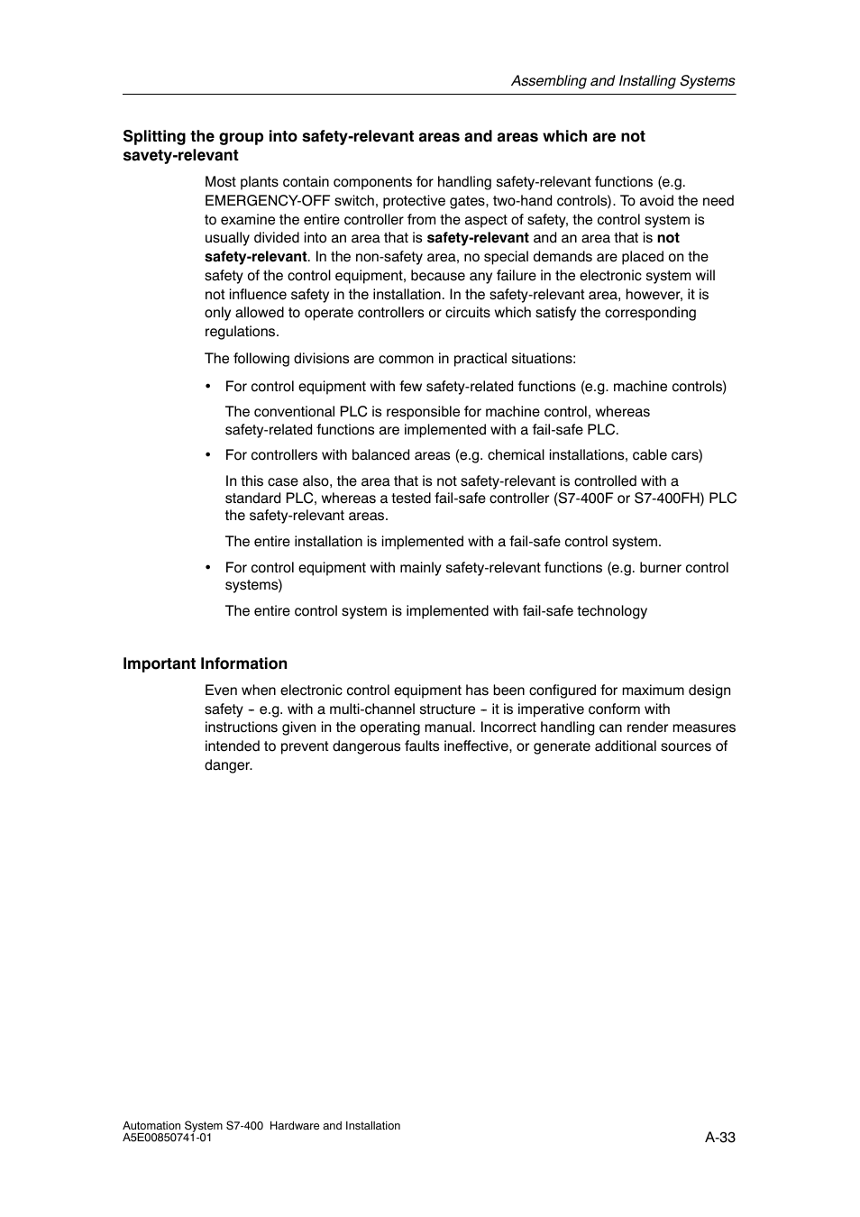 Siemens Automation System S7-400 User Manual | Page 201 / 228