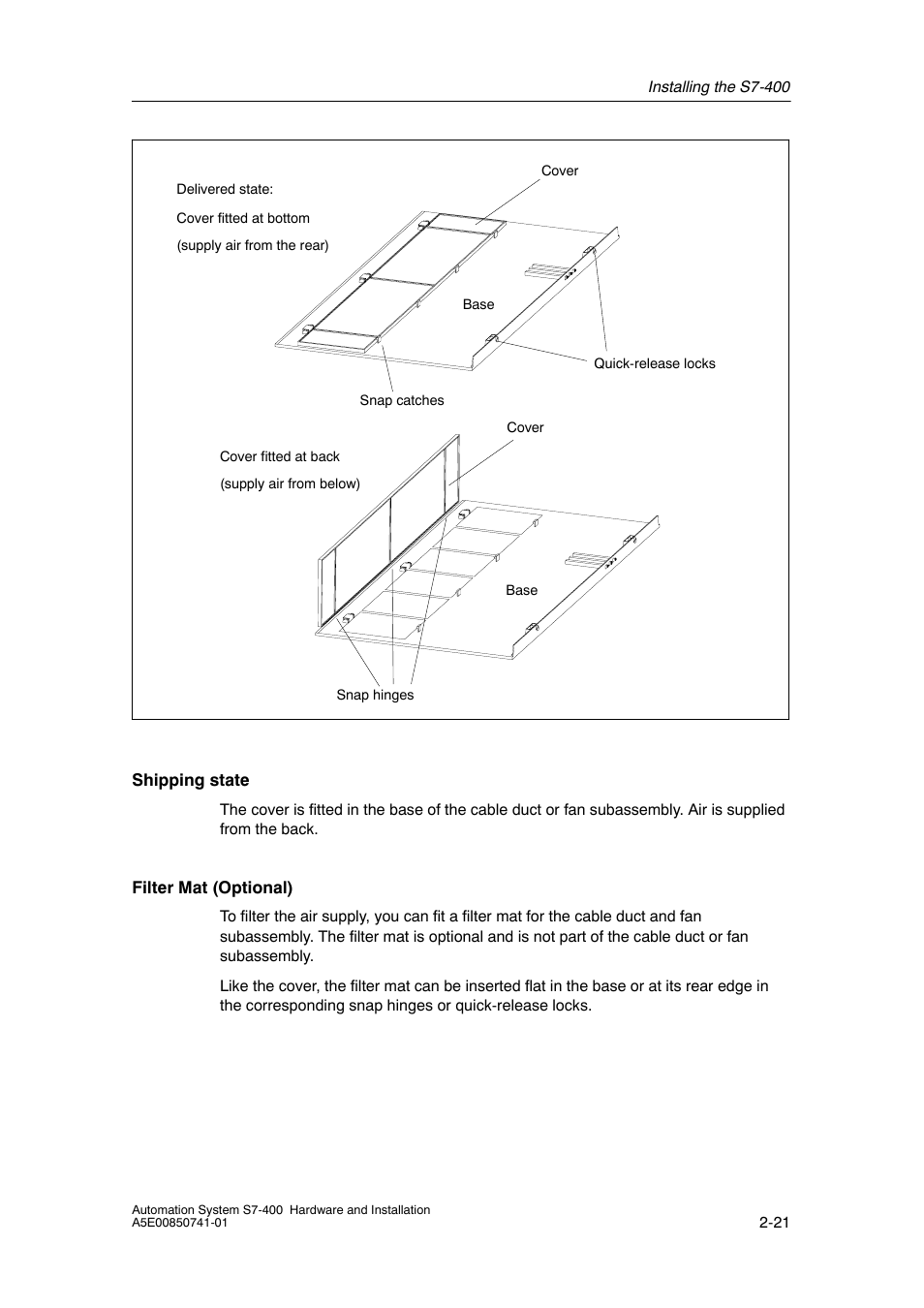 Siemens Automation System S7-400 User Manual | Page 37 / 228