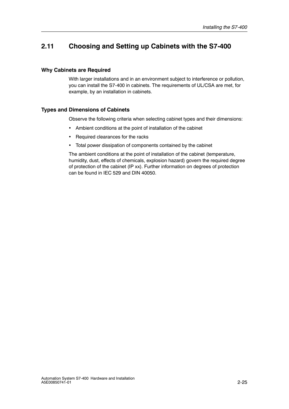 Siemens Automation System S7-400 User Manual | Page 41 / 228