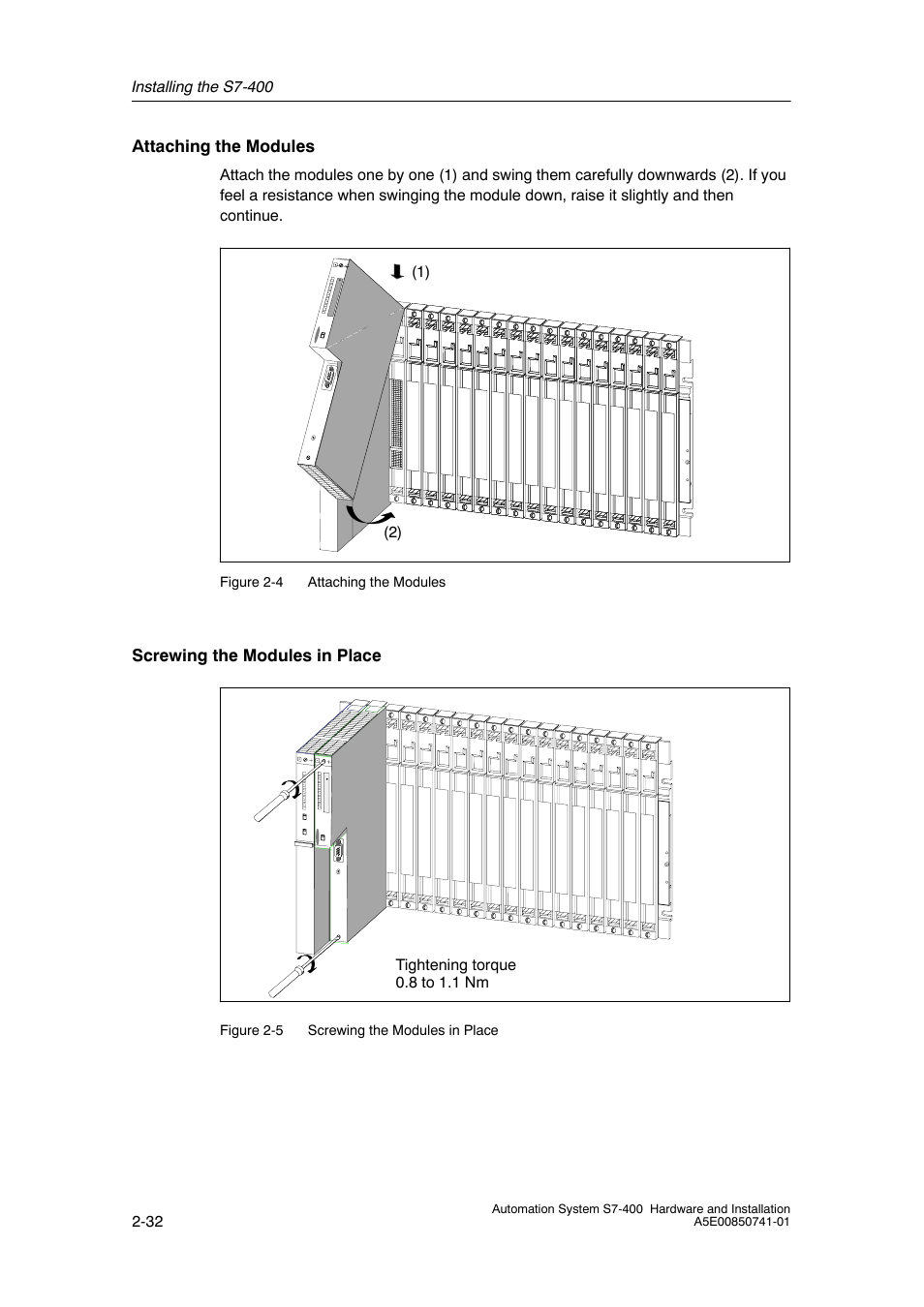 Siemens Automation System S7-400 User Manual | Page 48 / 228