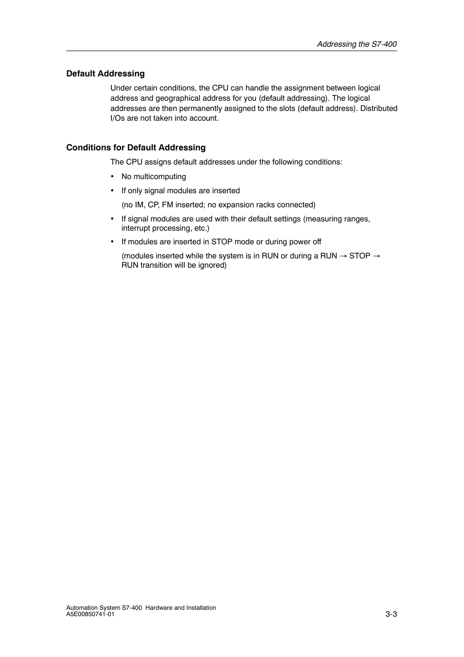 Siemens Automation System S7-400 User Manual | Page 55 / 228