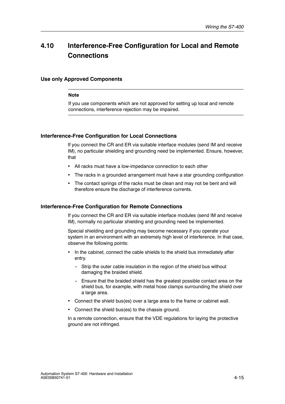 Siemens Automation System S7-400 User Manual | Page 75 / 228