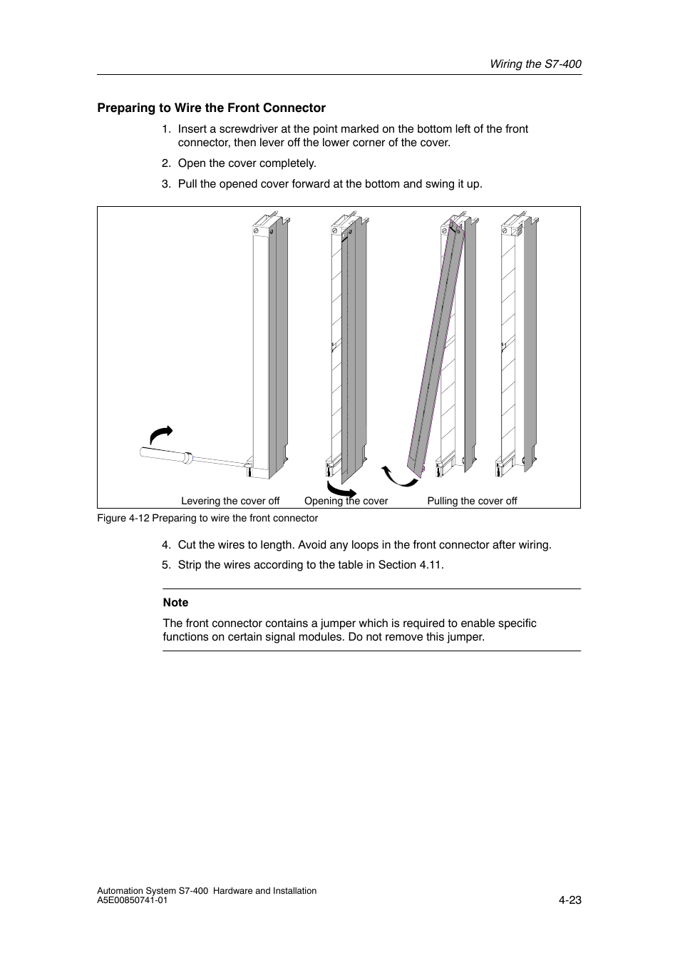 Siemens Automation System S7-400 User Manual | Page 83 / 228