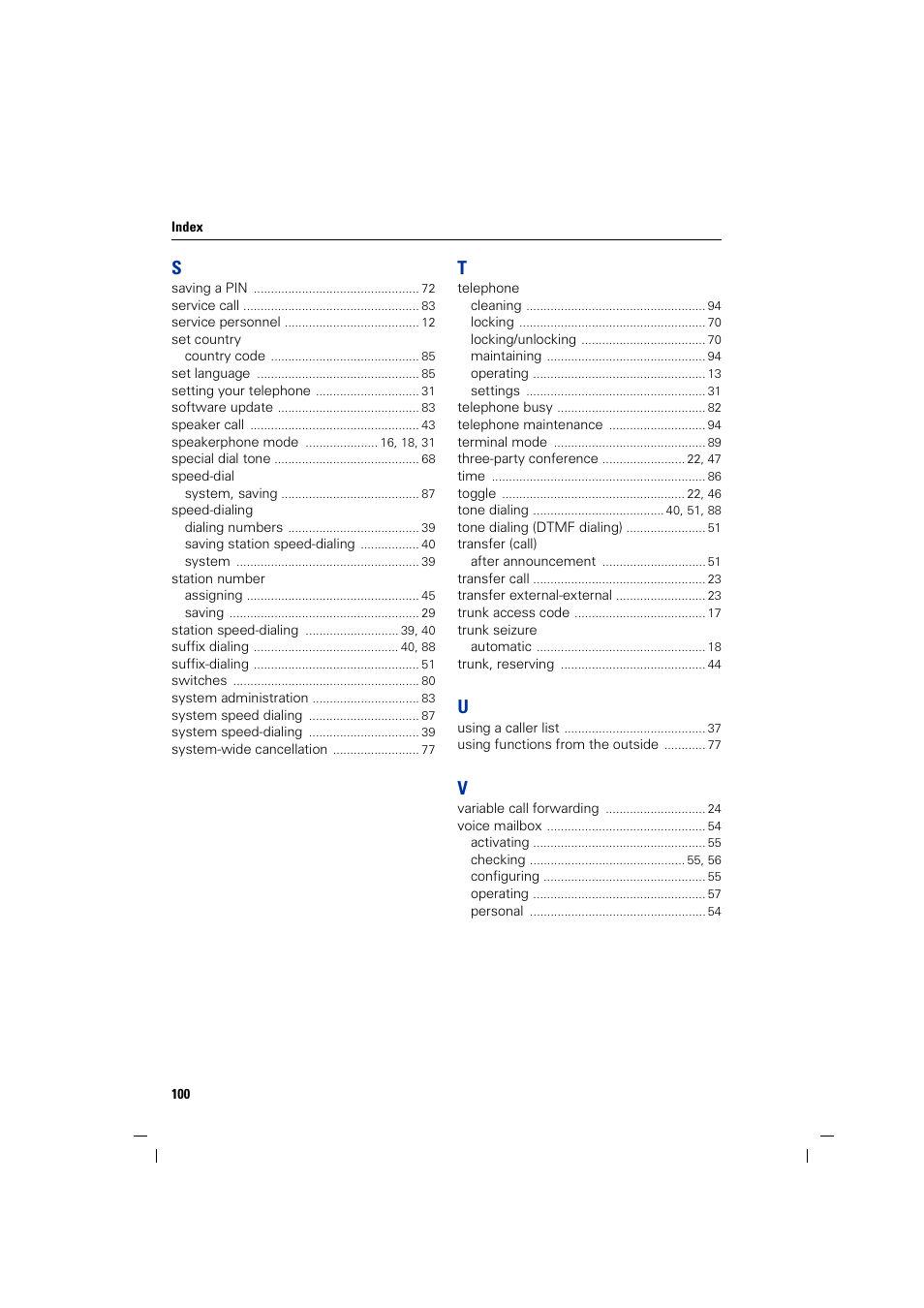 Siemens HIPATH 1200 User Manual | Page 100 / 104