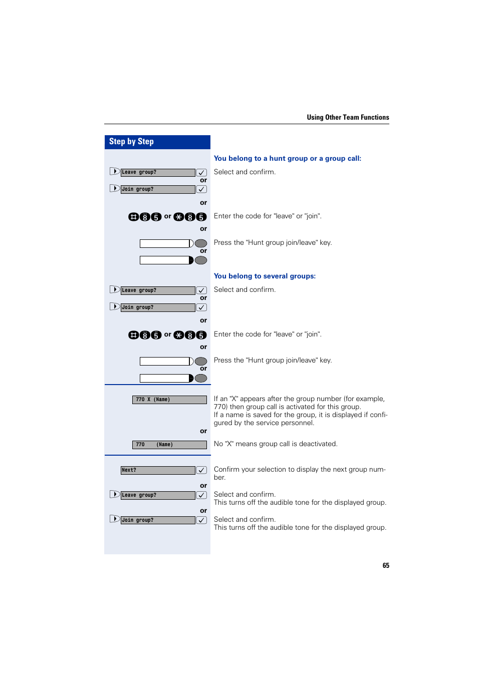 Siemens HIPATH 1200 User Manual | Page 65 / 104