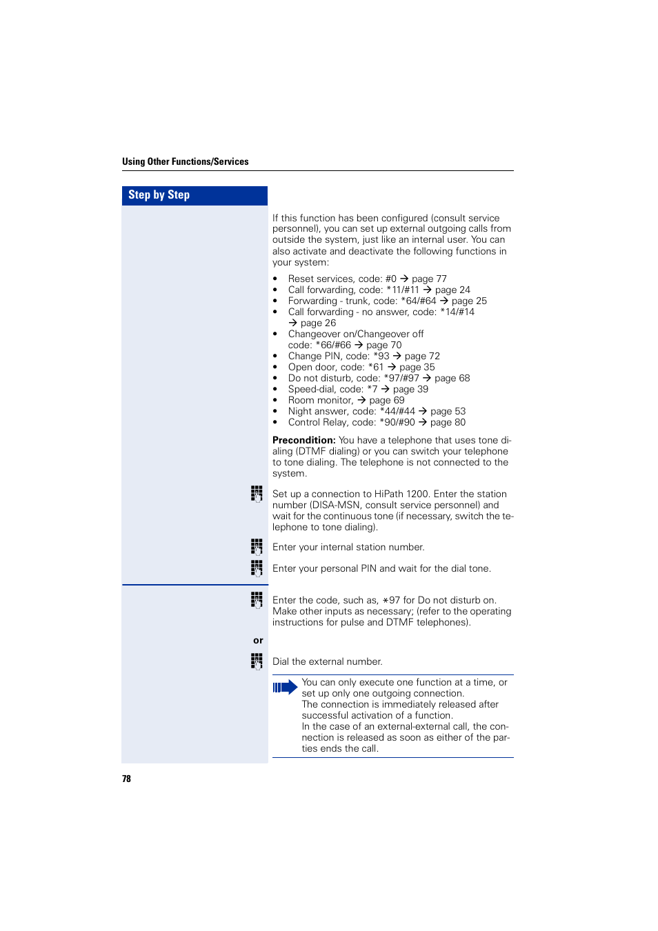 Siemens HIPATH 1200 User Manual | Page 78 / 104