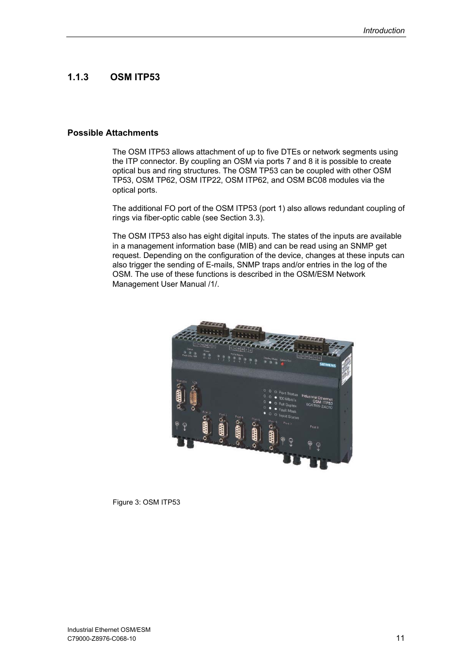 3 osm itp53 | Siemens ESM User Manual | Page 15 / 98