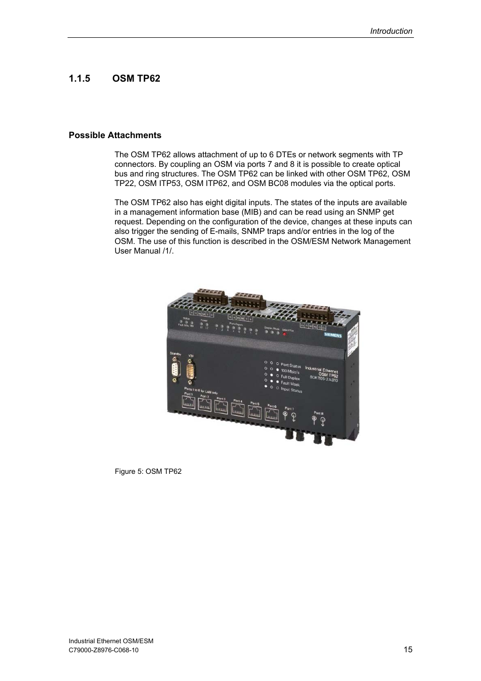 5 osm tp62 | Siemens ESM User Manual | Page 19 / 98