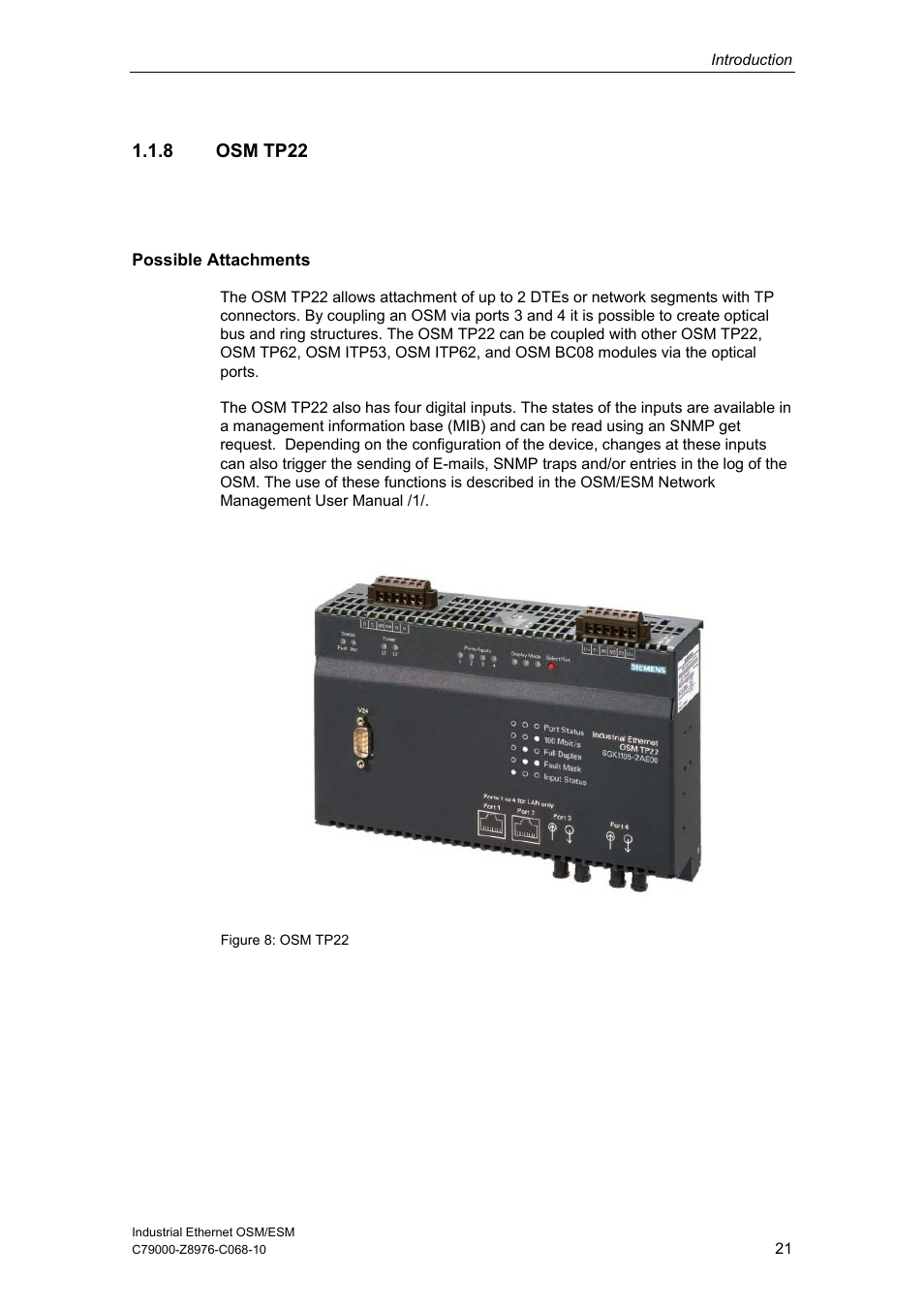 8 osm tp22 | Siemens ESM User Manual | Page 25 / 98