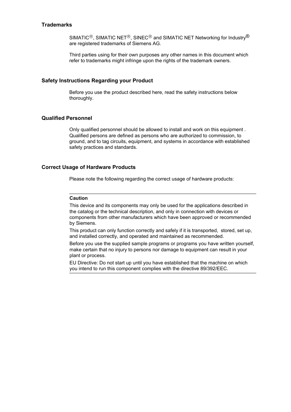 Siemens ESM User Manual | Page 3 / 98