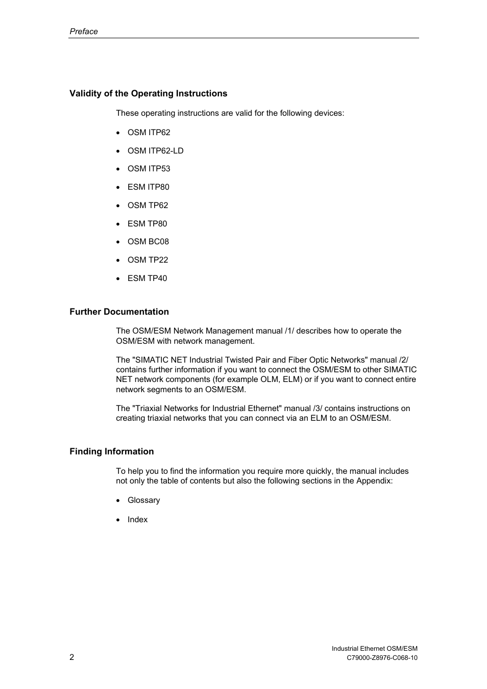 Siemens ESM User Manual | Page 6 / 98