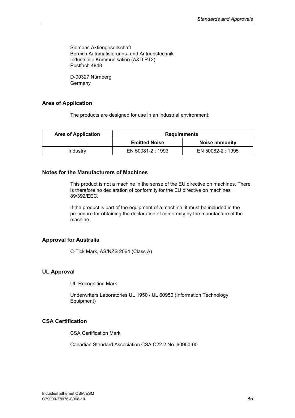 Siemens ESM User Manual | Page 89 / 98