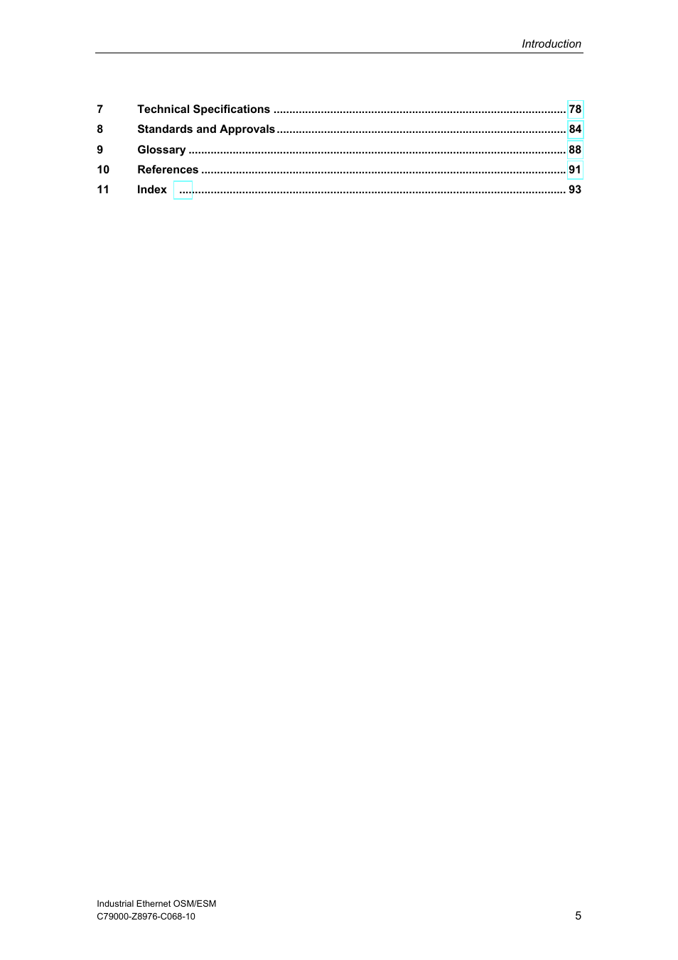 Siemens ESM User Manual | Page 9 / 98